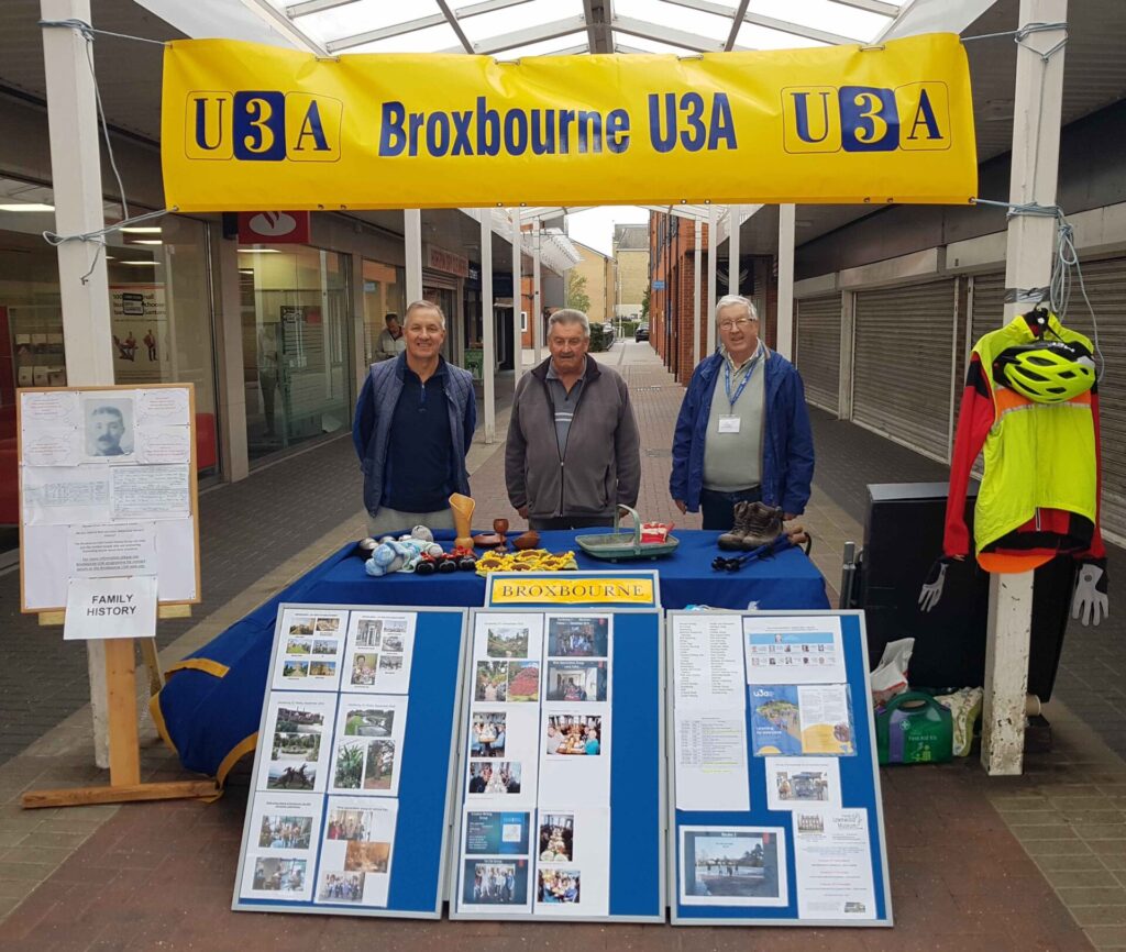 Broxbourne u3a Stall - u3a Day 2023